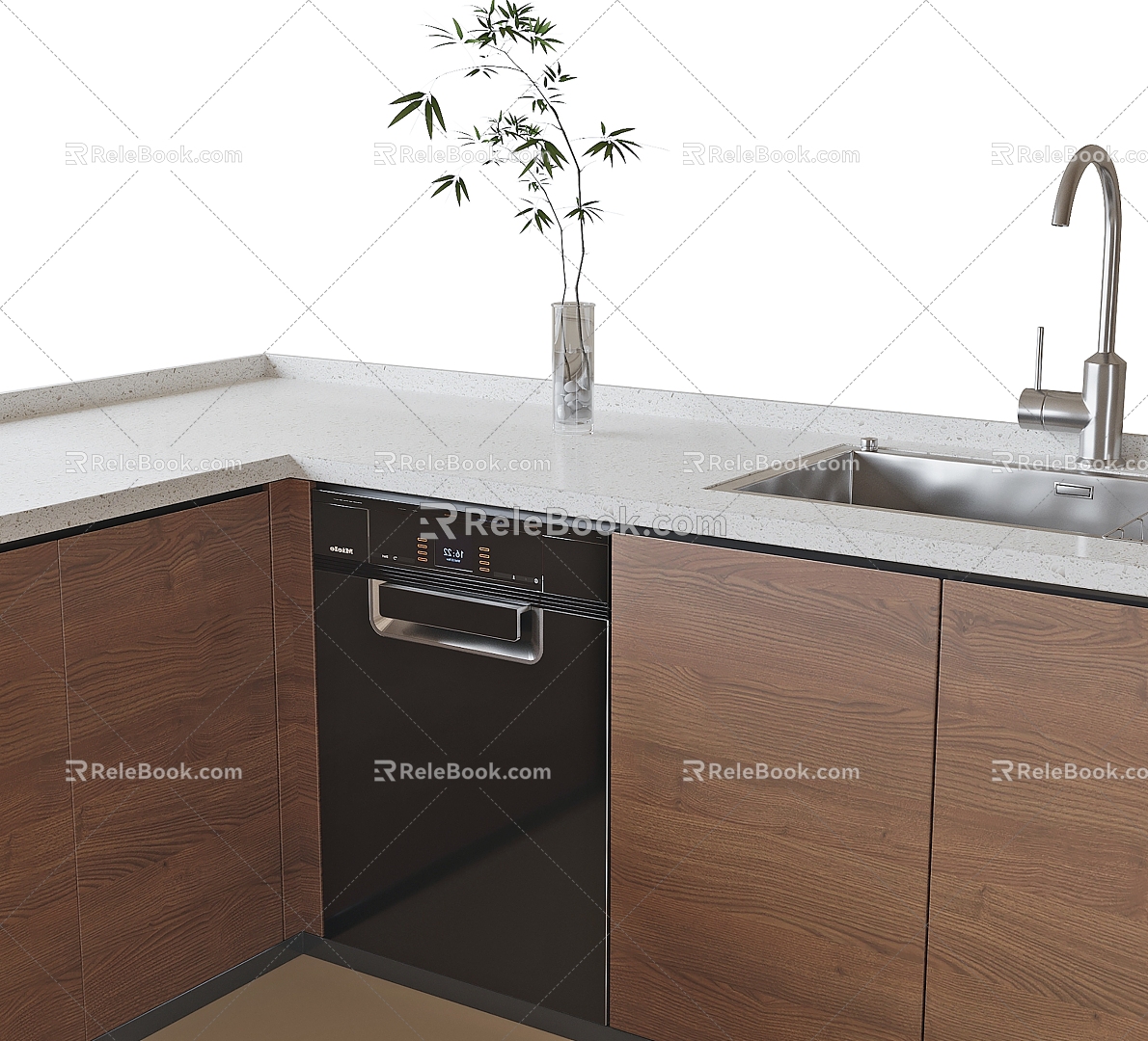 Dishwasher Kitchen Appliances 3d model