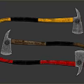 Tomahawk Axe Wooden Axe Handle Axe Mountain Axe Chopping Wood Axe Chopping Wood Axe Magic Axe 3d model