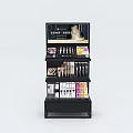 Modern Cosmetic Display Shelf With Multi Tiered Design For Retail Product
