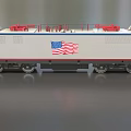 High-speed train train Siemens ACS64 electric locomotive low face number low model simple model game sub-era film and television level realistic high precision 3d model