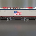 High-speed train train Siemens ACS64 electric locomotive low face number low model simple model game sub-era film and television level realistic high precision 3d model