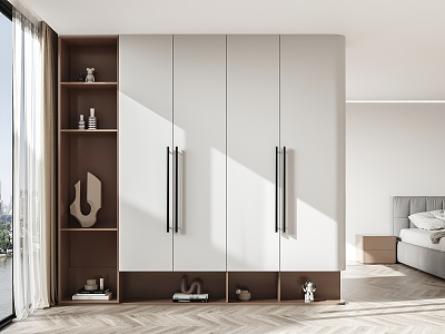 Modern Wardrobe Partition Cabinet Locker Cabinet 3d model