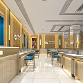 China Gold Jewelry Store With Golden Exterior Glass Windows And Displayed Jewelry