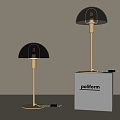 poliform modern table lamp glass table lamp 3d model