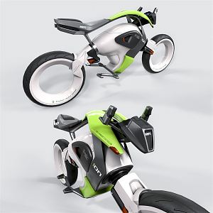 Modern Motorcycle 3d model