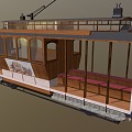 Modern Tram 3d model