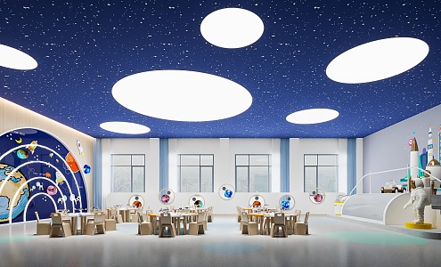 Kechuang Children's Classroom 3d model