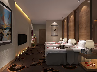Modern Spa Foot Club 3d model