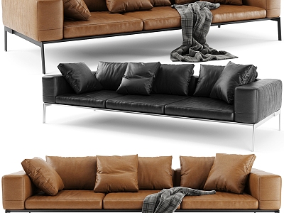 Flexform Lifesteel Sofa 3d model