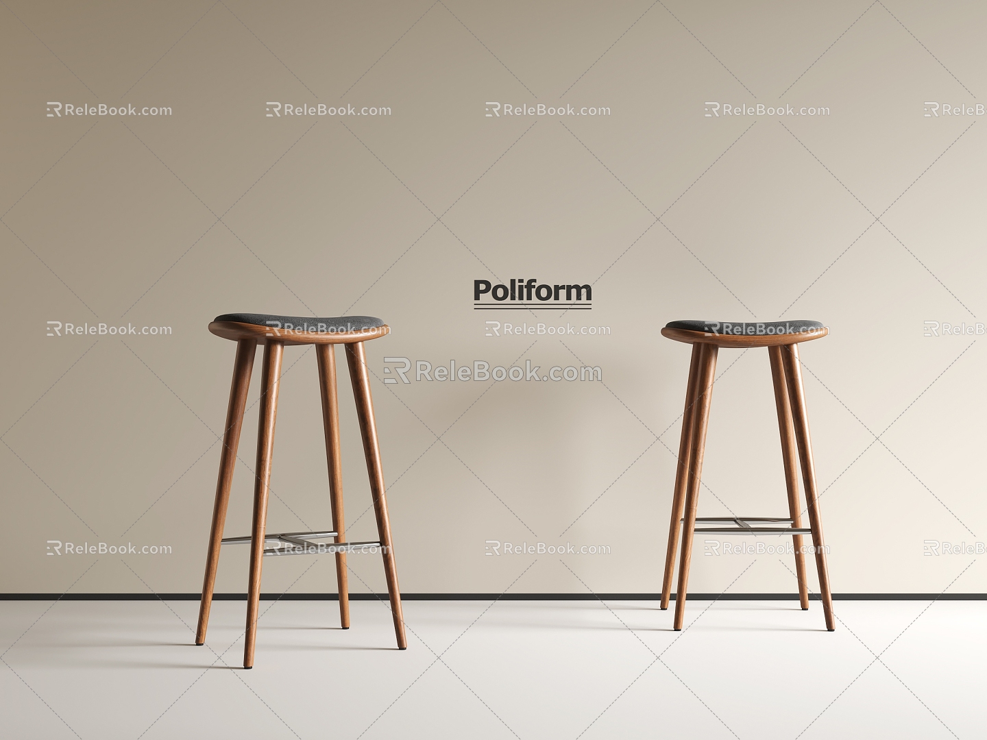 Modern Bar Chair Middle Ancient Bar Chair Bar Chair 3d model