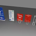Colorful Display Stands For Promotional Schemes And Floor Direction Signs
