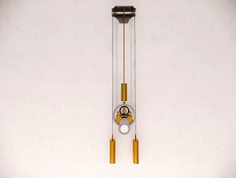 mechanical astronomical regulating clock 3d model