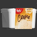 Up Creme 100% Pure Egg Free Food Product in White Container
