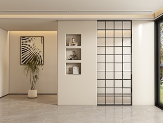 Entrance aisle partition 3d model