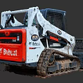 Bobcat T590 Red And White Tracked Utility Vehicle For Heavy Duty Work