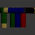 Modern bullet shell shotgun shell 3d model