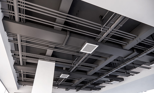 Industrial LOFT Ceiling Air Conditioning Duct Ceiling 3d model