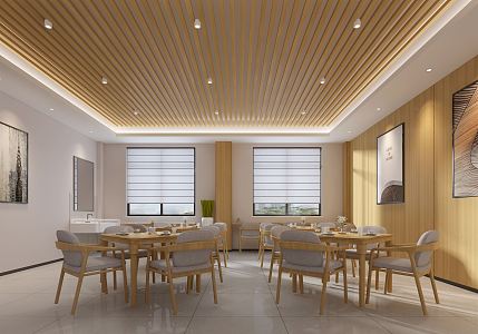 Modern Restaurant 3d model