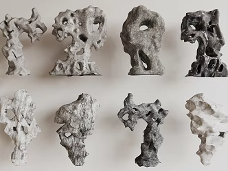 New Chinese Style Taihu Stone 3d model