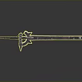 Fantasy Style Metal Sword With Decorative Hilt And Ornate Long Blade