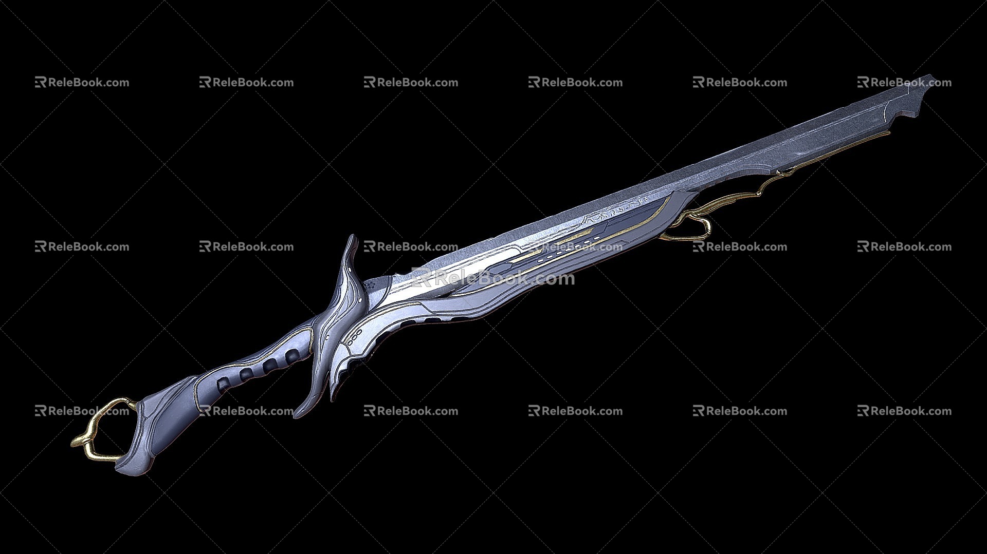 Modern Sword Long Sword 3d model