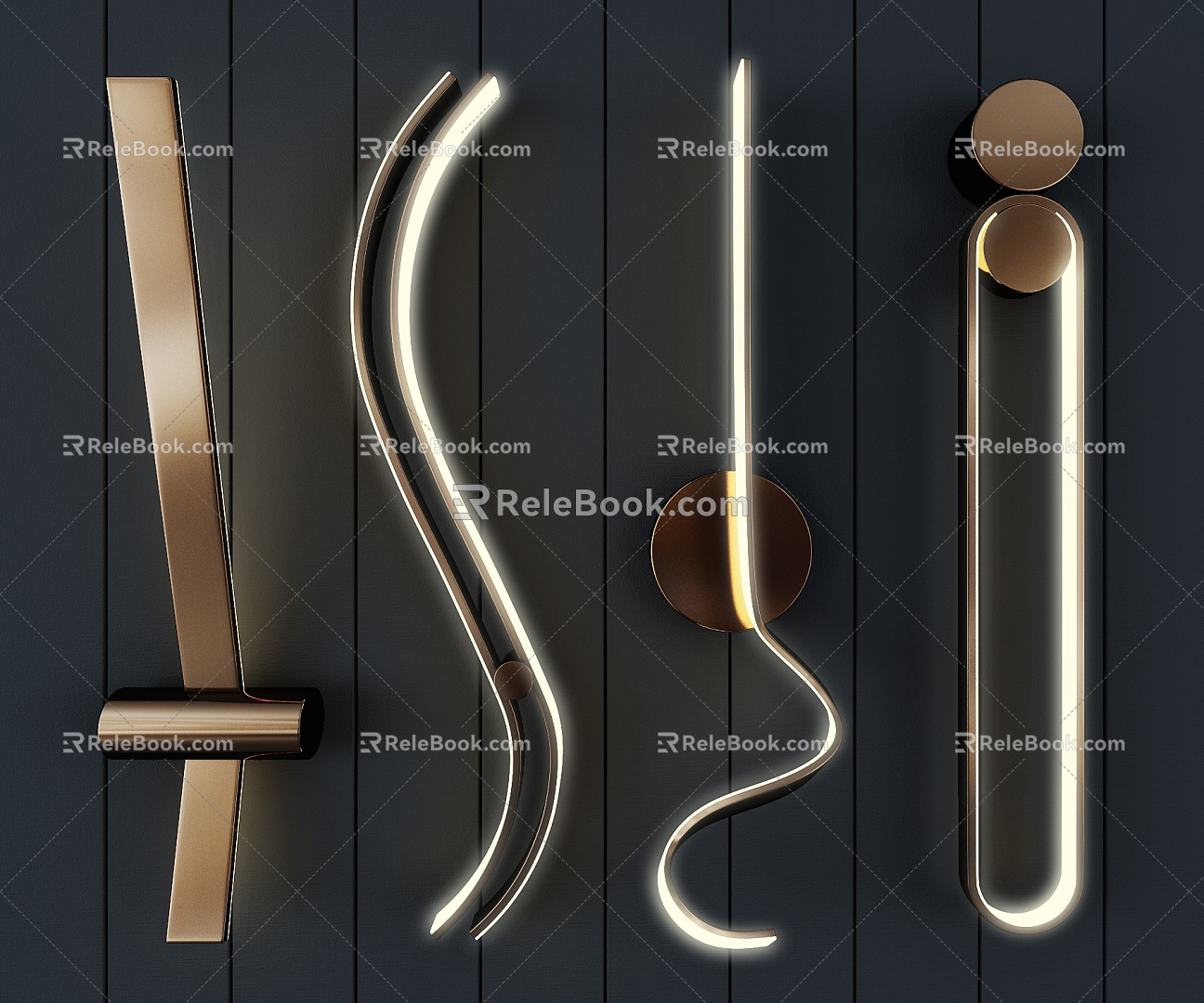 Modern wall lamp 3d model