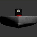 Small boat speedboat single boat single boat motor boat counter boat 3d model