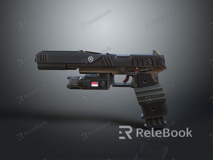 Pistol semi-automatic pistol automatic pistol modern weapon hot weapon hot weapon gun military model