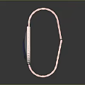 Elegant Rose Gold Bracelet With Chain Design And Blue Teardrop Gemstone Diamond Inlay