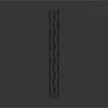 Sturdy Black Vertical Metal Truss With Cross Support Structure For Event Setup