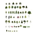 Diverse Tree Collection For Garden Landscape Design And Landscaping Elements 3d model