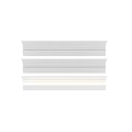 Decorative Architectural Components with Grooved Profiles and Illuminated Design