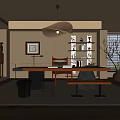 Quiet Study Middle Ancient Study 3d model