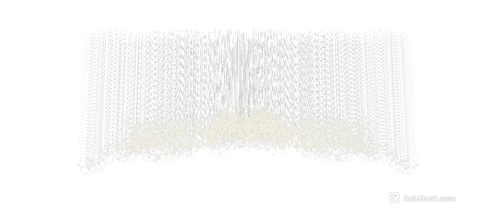 Elegant Decorative Lights With Hanging Crystal Beads And Warm Glow For Home Decoration 3d model 