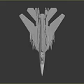 Aerospace Spacecraft With Silver Streamlined Design And Wing Structure For Space Exploration