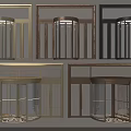 Revolving Doors In Various Colors And Different Styles For Commercial Buildings