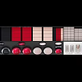 TIRTIR Cosmetics Display With Round Pressed Powders Lipsticks And Makeup Products