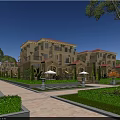 Classical European Style Duplex Villa With Landscaped Gardens Balconies And Elegant Exterior