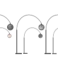 Modern Floor Lamp Planet Floor Lamp 3d model
