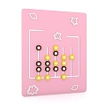 Children's puzzle board doorplate vertical doorplate outdoor panel PE board slider puzzle board slider PE board 3d model