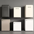 SMETA Modern Refrigerators Freezers Featuring Gray Beige White Colors and Stylish Designs