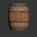 Wooden Barrel Beer Barrel Wine Barrel Water Barrel 3d model