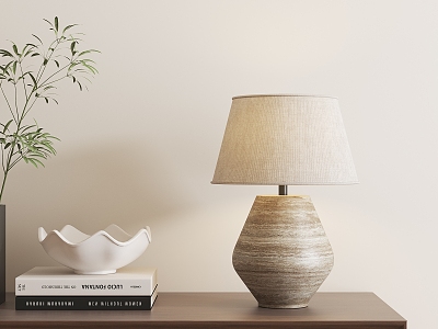 Quiet Wind Retro Table Lamp 3d model