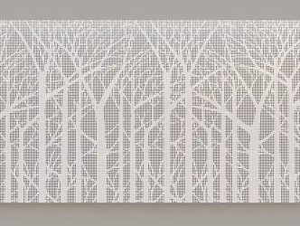 tree-like perforated plate 3d model