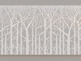 tree-like perforated plate 3d model