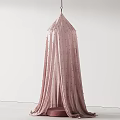 Stylish Decorative Tents Featuring Lightweight Polka Dot Fabric Multiple Colors And Pink Round Base