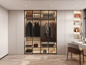 Modern Cloakroom 3d model