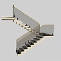 Modern Stairs 3d model