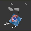 Tower defense sentry tower air defense watchtower observatory tower loft 3d model