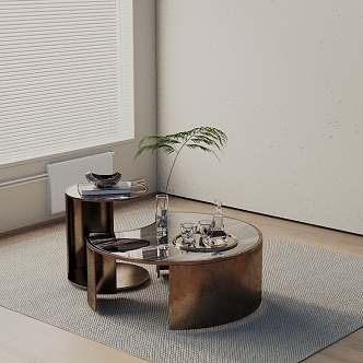 Modern coffee table 3d model